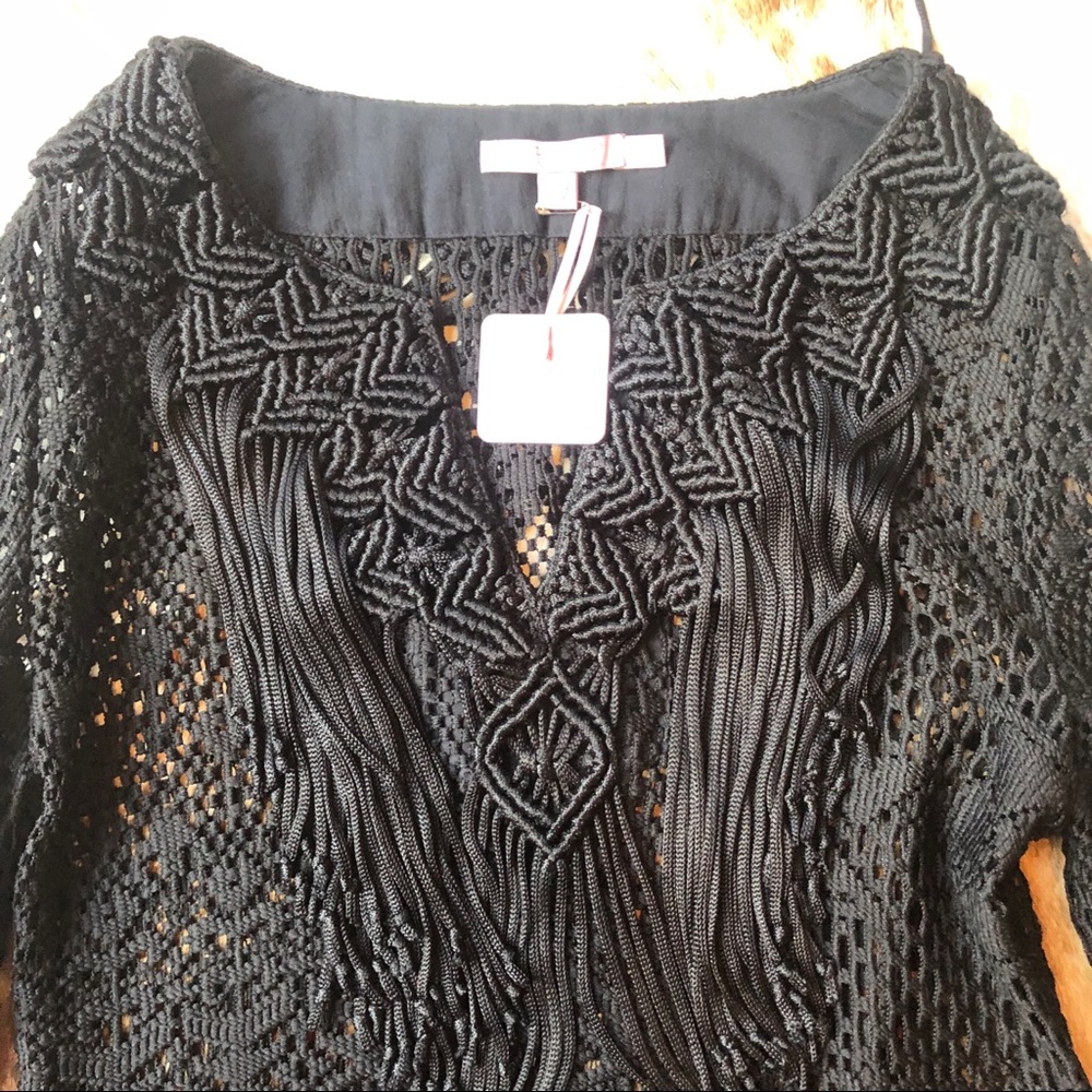 Calypso Macrame Maxi Dress - Picture 3 of 7